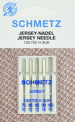 Иглы Schmetz джерси 130/705 H SUK (70x1, 80x2, 90x1, 100x1) 5 шт в Истре