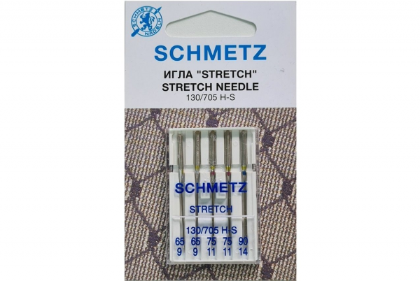 Иглы Schmetz стрейч combi (65x2, 75x2, 90x1), 5 шт в Истре